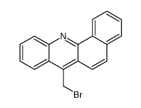 7-(bromomethyl)benzo[c]acridine结构式