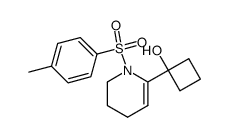 1-[1-(toluene-4-sulfonyl)-1,4,5,6-tetrahydropyridin-2-yl]-cyclobutanol结构式