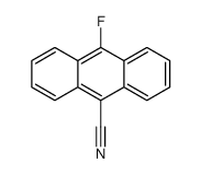 10-fluoroanthracene-9-carbonitrile结构式