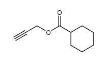 prop-2-yn-1-yl cyclohexanecarboxylate结构式