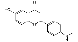 N-Methylaminogenistein结构式