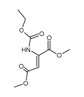 dimethyl 2-(ethoxycarbonylamino)fumarate Structure