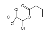 1,2,2,2-tetrachloroethyl butanoate Structure