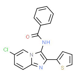 N-[6-chloro-2-(thiophen-2-yl)imidazo[1,2-a]pyridin-3-yl]benzamide picture