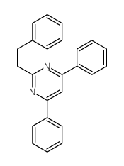 2-phenethyl-4,6-diphenyl-pyrimidine Structure