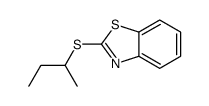 Benzothiazole, 2-[(1-methylpropyl)thio]- (9CI) Structure