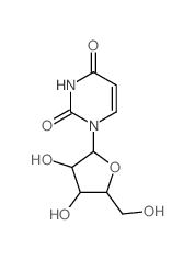 Uridine-5-d (9CI) structure