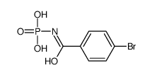 [(4-bromobenzoyl)amino]phosphonic acid Structure