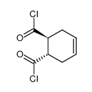 trans-4-cyclohexene-1,2-dicarbonyl dichloride Structure