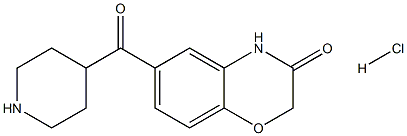 6-(piperidine-4-carbonyl)-3,4-dihydro-2H-1,4-benzoxazin-3-one hydrochloride picture