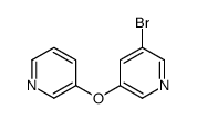 3-bromo-5-pyridin-3-yloxypyridine Structure