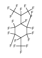 perfluoro-1-methyl-4-isopropylcyclohexane结构式