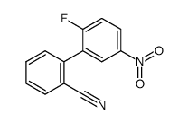 2'-fluoro-5'-nitrobiphenyl-2-carbonitrile结构式