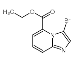 ethyl 3-bromoimidazo[1,2-a]pyridine-5-carboxylate structure