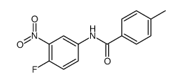 N-(4-fluoro-3-nitrophenyl)-4-methylbenzamide Structure