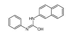 1-(2-Naphthyl)-3-phenylure结构式