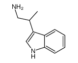 2-(1H-indol-3-yl)propan-1-amine结构式