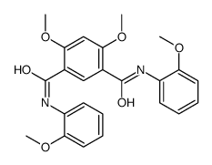 4,6-dimethoxy-1-N,3-N-bis(2-methoxyphenyl)benzene-1,3-dicarboxamide结构式