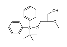 (2R)-3-[tert-butyl(diphenyl)silyl]oxy-2-methoxypropan-1-ol结构式