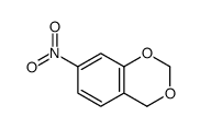 7-nitro-4H-1,3-benzodioxine结构式