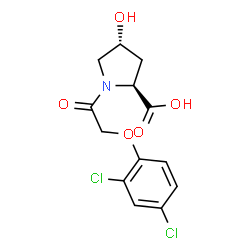 L-Proline, 1-[(2,4-dichlorophenoxy)acetyl]-4-hydroxy-, trans- picture