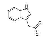 1H-indol-3-yl)acetyl chloride结构式