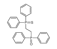 2-diphenylphosphorylethyl-diphenyl-sulfanylidene-λ5-phosphane结构式