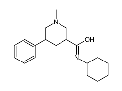 N-cyclohexyl-1-methyl-5-phenylpiperidine-3-carboxamide Structure