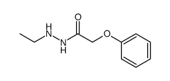 Phenoxy-acetic acid N'-ethyl-hydrazide结构式