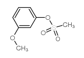 3-Methoxyphenyl methanesulfonate结构式