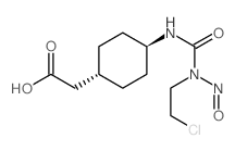 2-[4-[(2-chloroethyl-nitroso-carbamoyl)amino]cyclohexyl]acetic acid picture