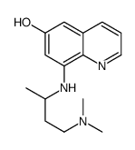 8-[[3-(Dimethylamino)-1-methylpropyl]amino]-6-quinolinol结构式