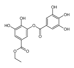 (5-ethoxycarbonyl-2,3-dihydroxyphenyl) 3,4,5-trihydroxybenzoate Structure