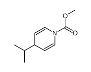 methyl 4-propan-2-yl-4H-pyridine-1-carboxylate结构式