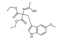 diethyl 2-acetamido-2-[(5-methoxy-1H-indol-3-yl)methyl]propanedioate图片