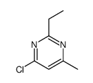 4-Chloro-2-ethyl-6-methylpyrimidine Structure
