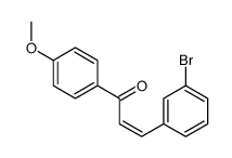 3-(3-bromophenyl)-1-(4-methoxyphenyl)prop-2-en-1-one Structure