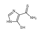 5(4)-mercaptoimidazole-4(5)-thiocarboxamide Structure