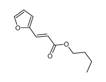 butyl 3-(furan-2-yl)prop-2-enoate Structure