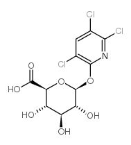 3,5,6-TRICHLORO-2-PYRIDINOL GLUCURONIDE structure