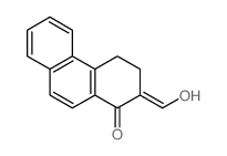 1(2H)-Phenanthrenone,3,4-dihydro-2-(hydroxymethylene)-结构式