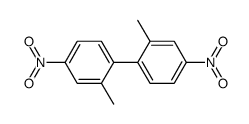 2,2'-dimethyl-4,4'-dinitro-biphenyl Structure