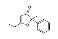 3(2H)-Furanone,5-ethyl-2-methyl-2-phenyl-(9CI) Structure