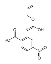 4-nitro-2-(prop-2-enoxycarbonylamino)benzoic acid Structure