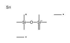 4,4-diethyl-2,2,6,6-tetramethyl-1,2,6,4-oxadisilastanninane结构式