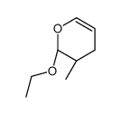 (2R,3R)-2-ethoxy-3-methyl-3,4-dihydro-2H-pyran Structure