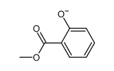 2-(Methoxycarbonyl)phenolate结构式