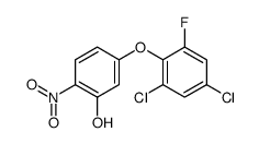 5-(2,4-dichloro-6-fluorophenoxy)-2-nitrophenol Structure