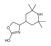 4-(2,2,6,6-tetramethylpiperidin-4-yl)-1,3-oxazolidin-2-one Structure