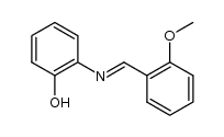 2-(2-methoxyphenylmethyleneimino)phenol结构式